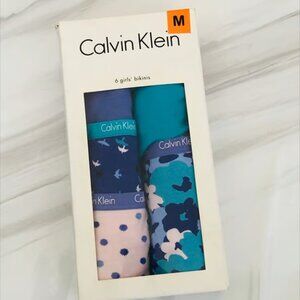 NIB calvin klein 6 girls bikinis M(8-10)